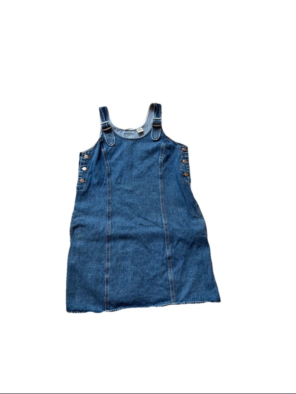 Levi's Aly Denim Jumper Dress Medium Wash Size Medium
